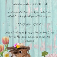 Easter Tea Hosted by Donna and Ron Lasko