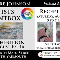 Gallery 1 - Opening Reception--Saturday, August 13, 5 to 7 PM for Claire Johnson Art on Exhibit August 10 - 16