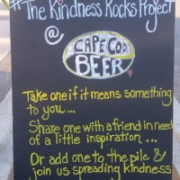 Kindness Rocks Project at Cape Cod Beer