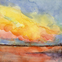 "Beaches, Barns, and Blooms," Water Colors by Erica Dale Strzepek