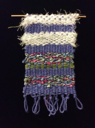 Gallery 2 - Christine Anderson: Weaving on a Small Hand Held Loom