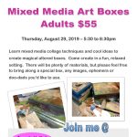 Gallery 1 - Mixed Media Workshop Series: Boxes, Blooms & Banners at the Harwich Cultural Center