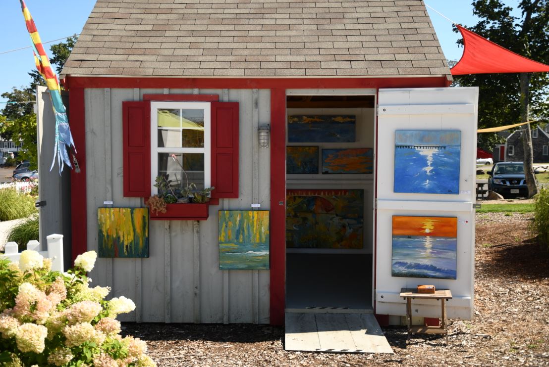 One of the artists cottages at Orleans Market Square. 
