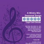 Cape Cod Chorale presents "A Wintry Mix"