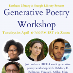 Generative Online Poetry Workshop