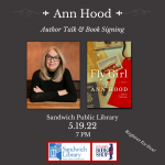 Author Event with Ann Hood: FLY GIRL: A MEMOIR (in person!)