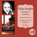 Author Talk with Eliza Knight: The Mayfair Bookshop