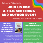 Pride Month Author Event and Film Screening
