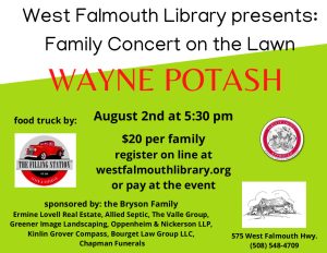 The Family Concert on the Lawn Series: Wayne Potash