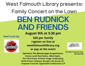 Family Concert on the Lawn: Ben Rudnick & Friends