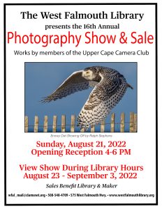 Upper Cape Camera Club 16th Annual Photography Show & Sale