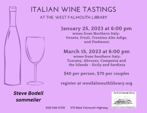 Italian Wine Tasting with Steve Bodell