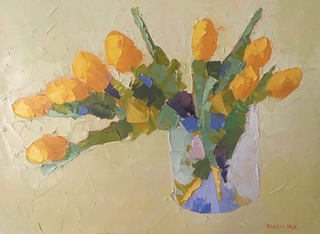 Gallery 1 - Carol Maguire - Joyful Painting, Still Life in the Studio, in Oil