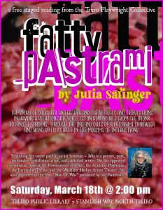 Free Staged Reading - ' Fatty Pastrami' by Julia Salinger