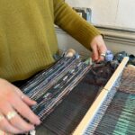 Gallery 1 - Weaving Workshop with Dahlia Popovits - 9/18-9/19, Warping the Rigid Heddle Loom 10AM-3PM
