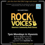 Cape Cod has a brand new rock choir! Starting September 18, 7pm. No auditions!