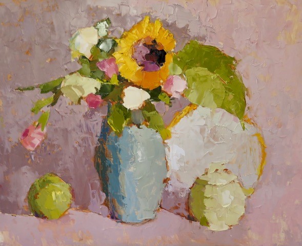 Gallery 1 - Carol Maguire - Joyful Painting, Still Life in the Studio, in Oil