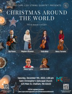 Cape Cod String Quartet - Christmas Around the World Third Annual Concert