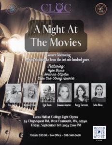 A Night at the Movies 2024: Lucas Hall at College Light Opera