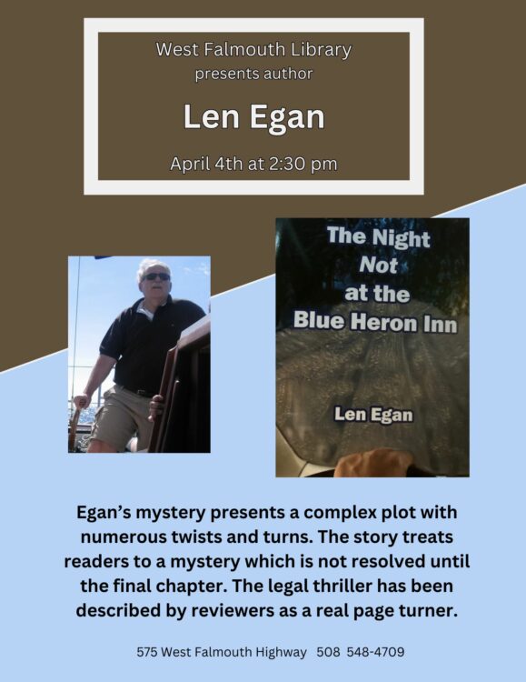 Author Talk with Len Egan